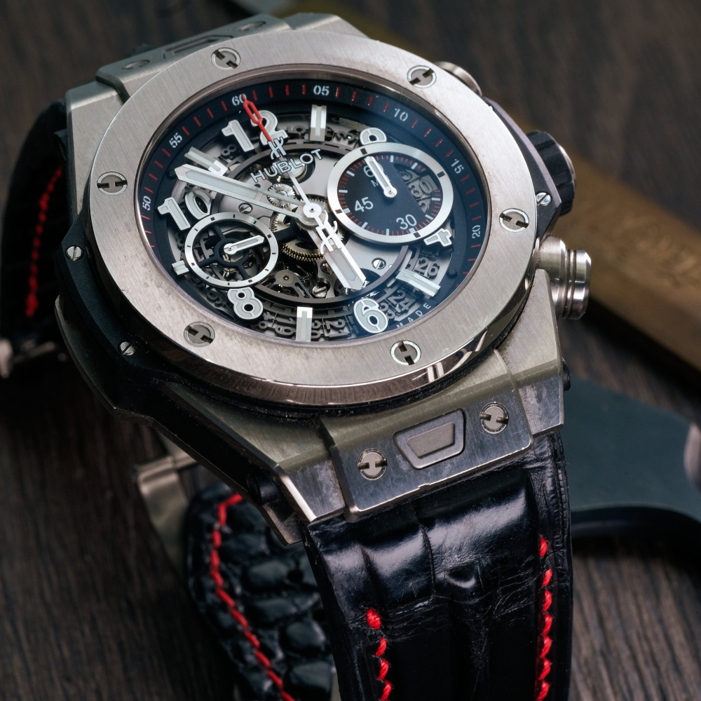 Hublot Big Bang Unico 411.NX.1170.RX — Full Set + Extra AM Alligator Strap