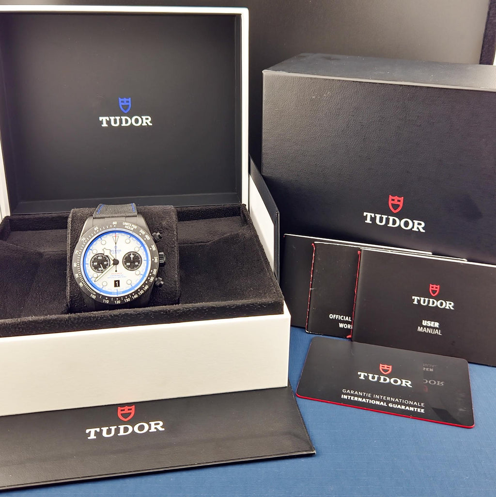 Tudor Black Bay Chrono Carbon 25 M79377KN-0001 Limited Ed. 42mm FULL SET