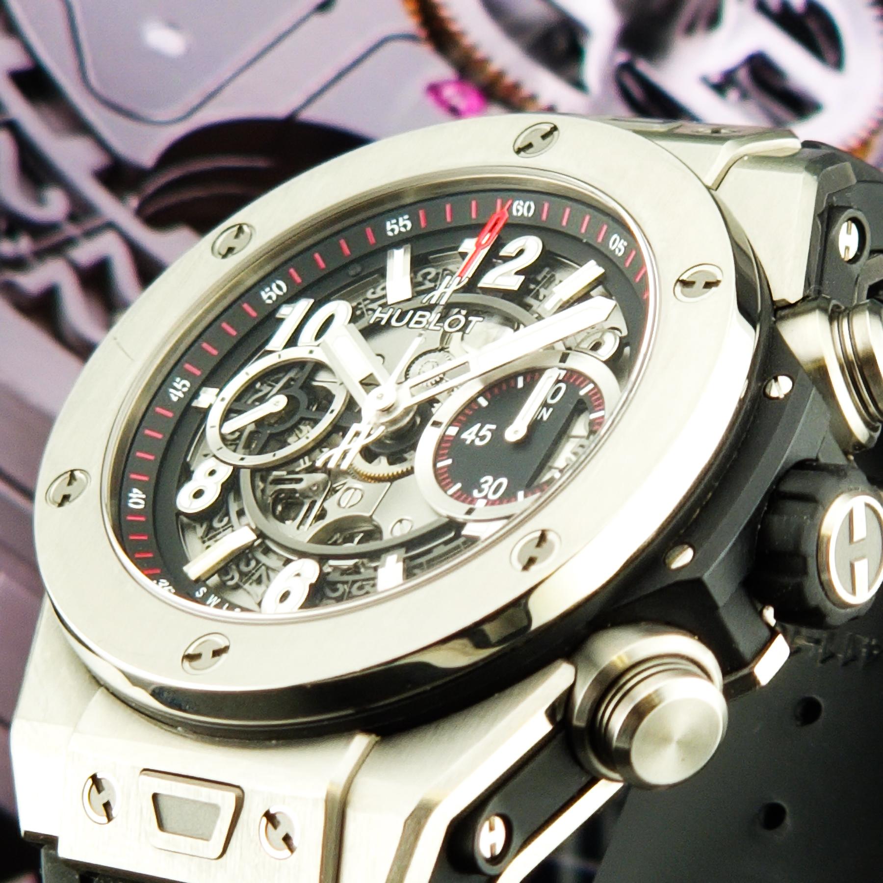 Hublot Big Bang Unico 411.NX.1170.RX — Full Set + Extra AM Alligator Strap