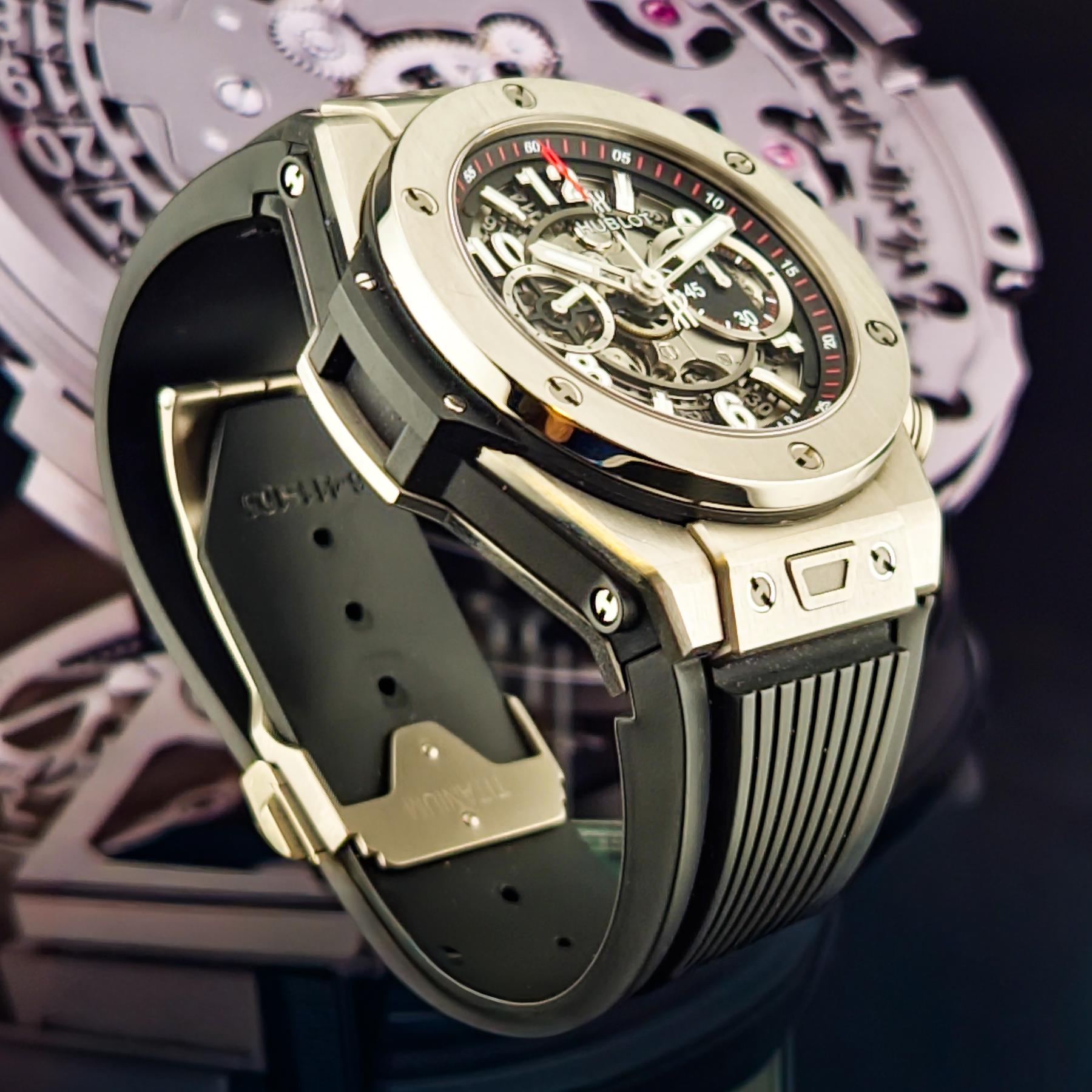 Hublot Big Bang Unico 411.NX.1170.RX — Full Set + Extra AM Alligator Strap
