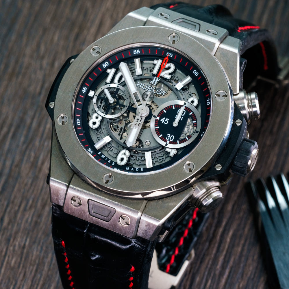 Hublot Big Bang Unico 411.NX.1170.RX — Full Set + Extra AM Alligator Strap