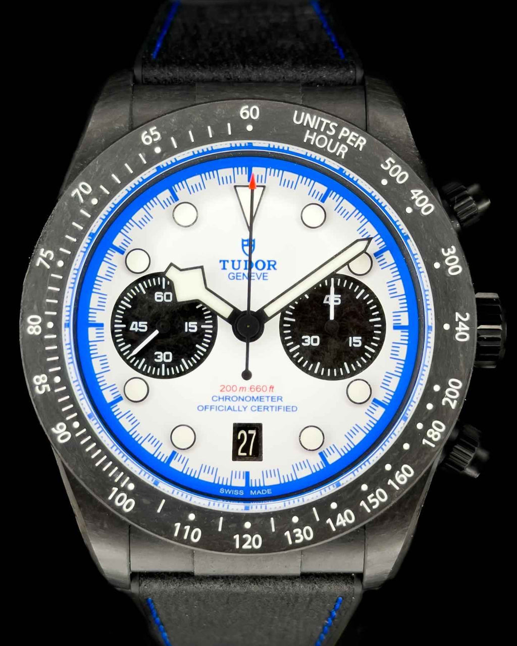 Tudor Black Bay Chrono Carbon 25 M79377KN-0001 Limited Ed. 42mm FULL SET