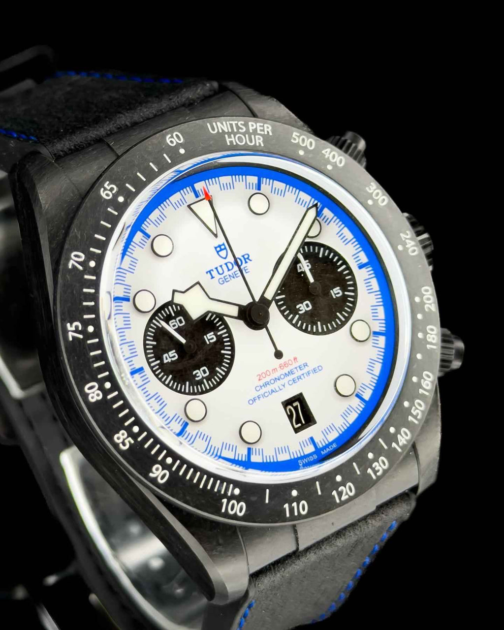 Tudor Black Bay Chrono Carbon 25 M79377KN-0001 Limited Ed. 42mm FULL SET