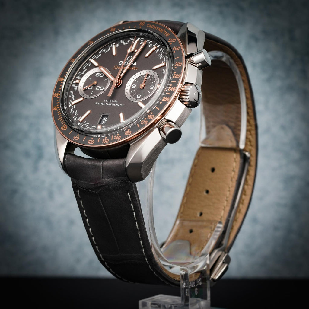 Omega Speedmaster Racing 329.23.44.51.06.001 Box & Papers - 18k Rose Gold