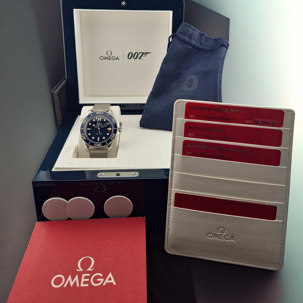 Omega Seamaster Diver 300M - James Bond 60th Anniversary - Full Set (210.30.42.20.03.002)