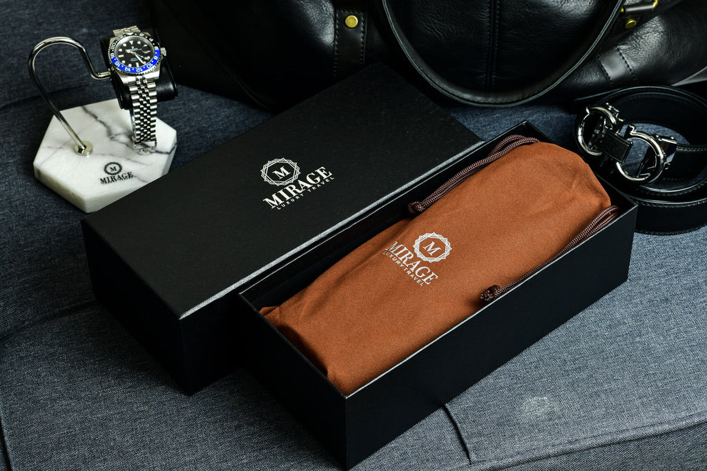 3 Watch Case - Espresso Brown (Ivory White)