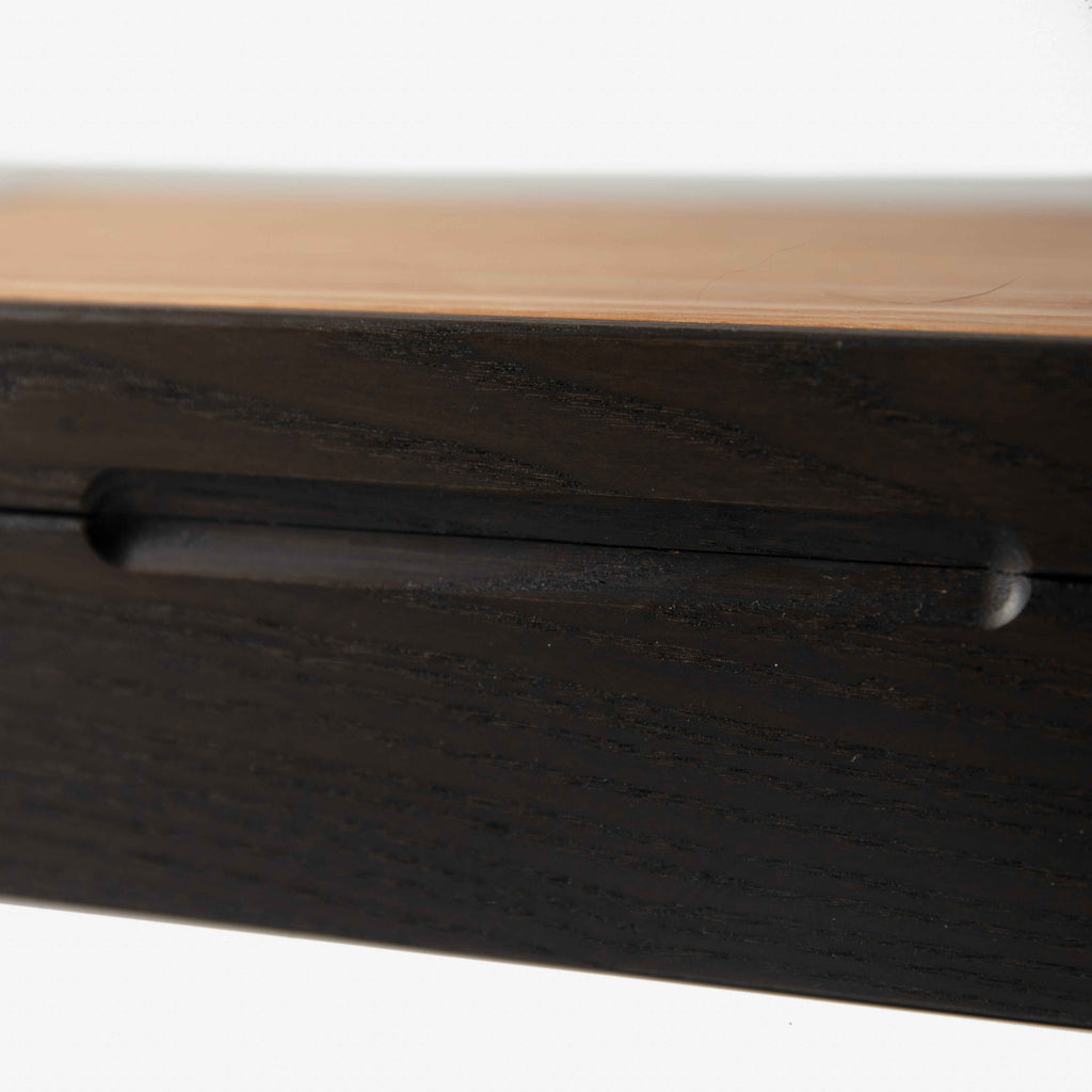 Watch Box - Black Ash and White Ash