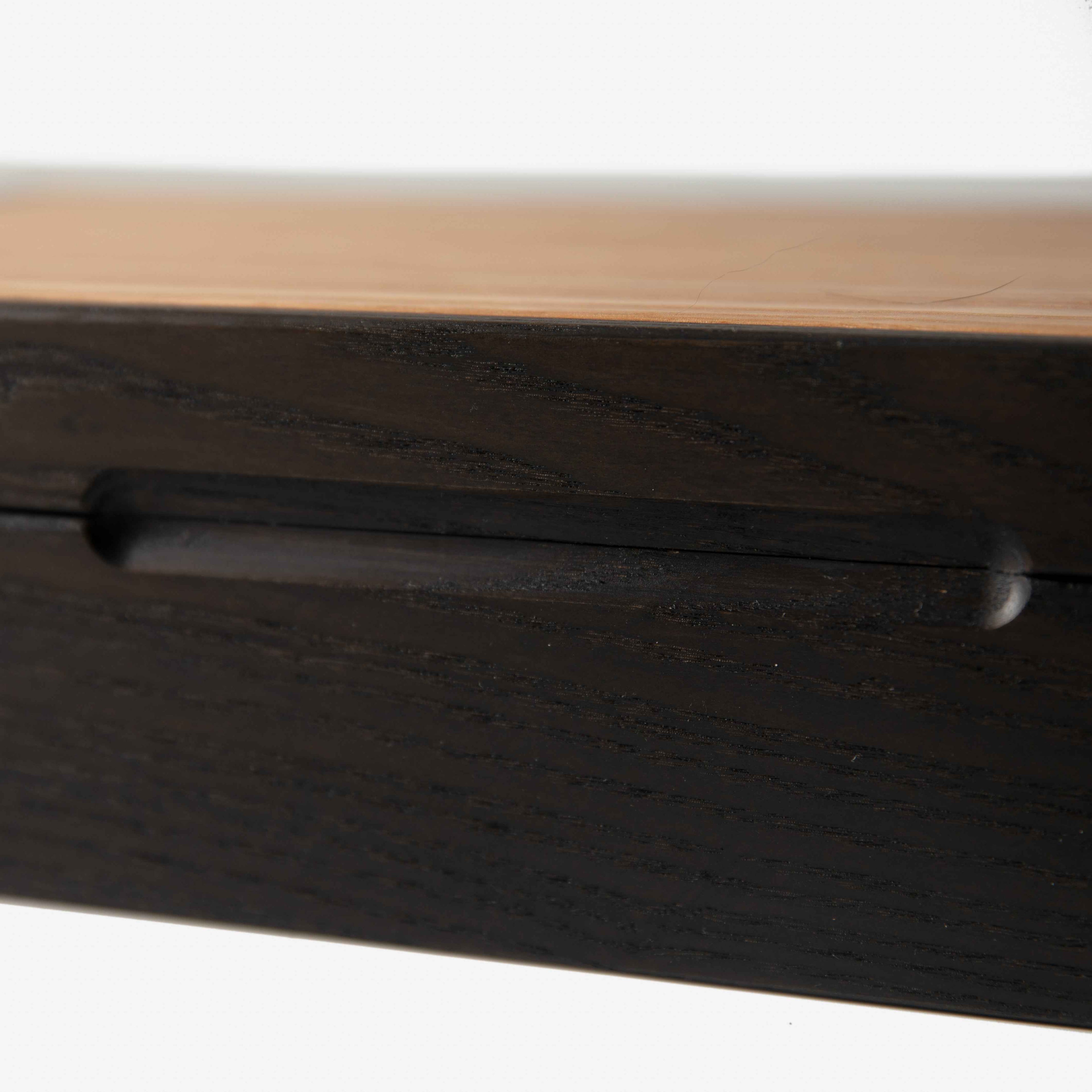 Watch Box - Black Ash and White Ash
