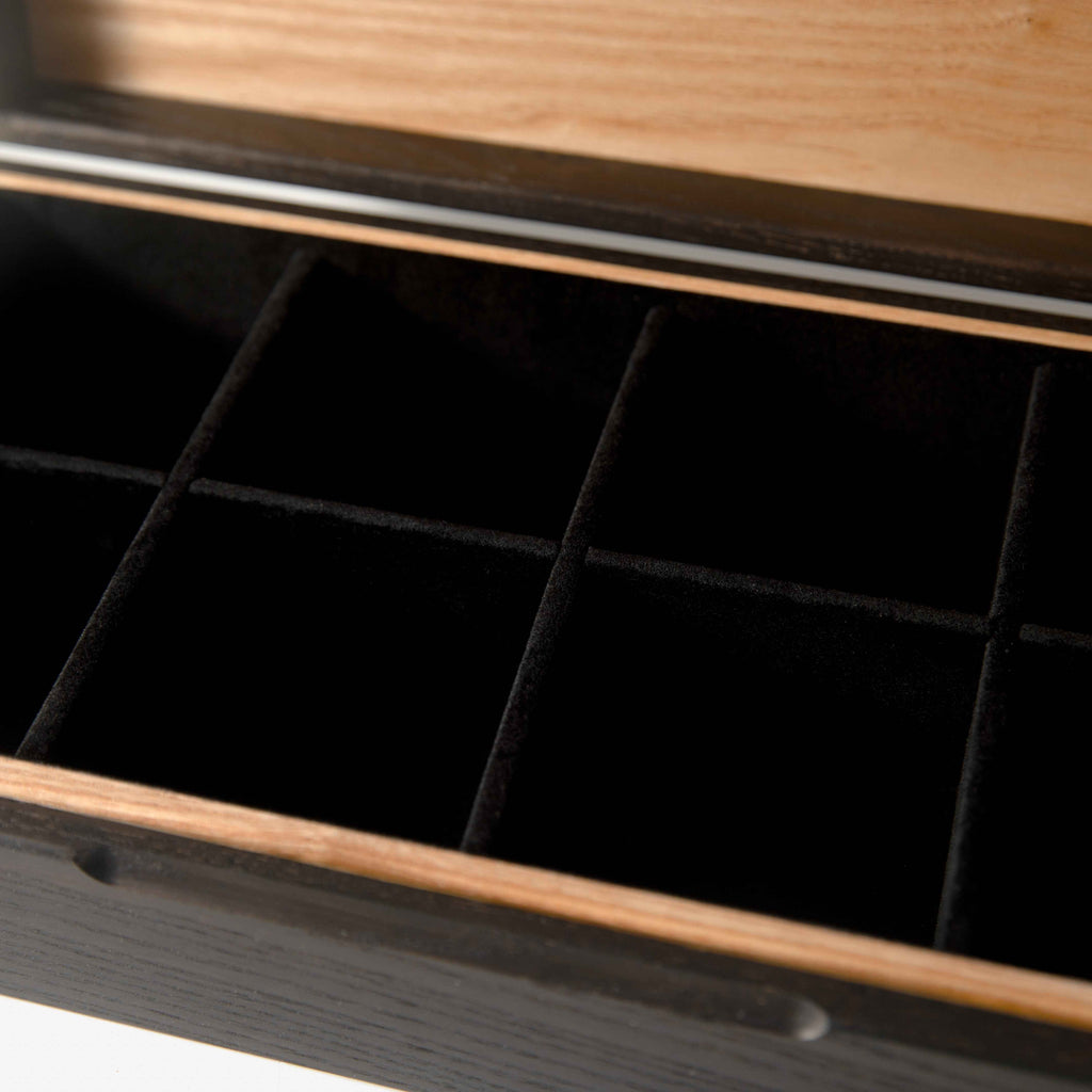 Watch Box - Black Ash and White Ash