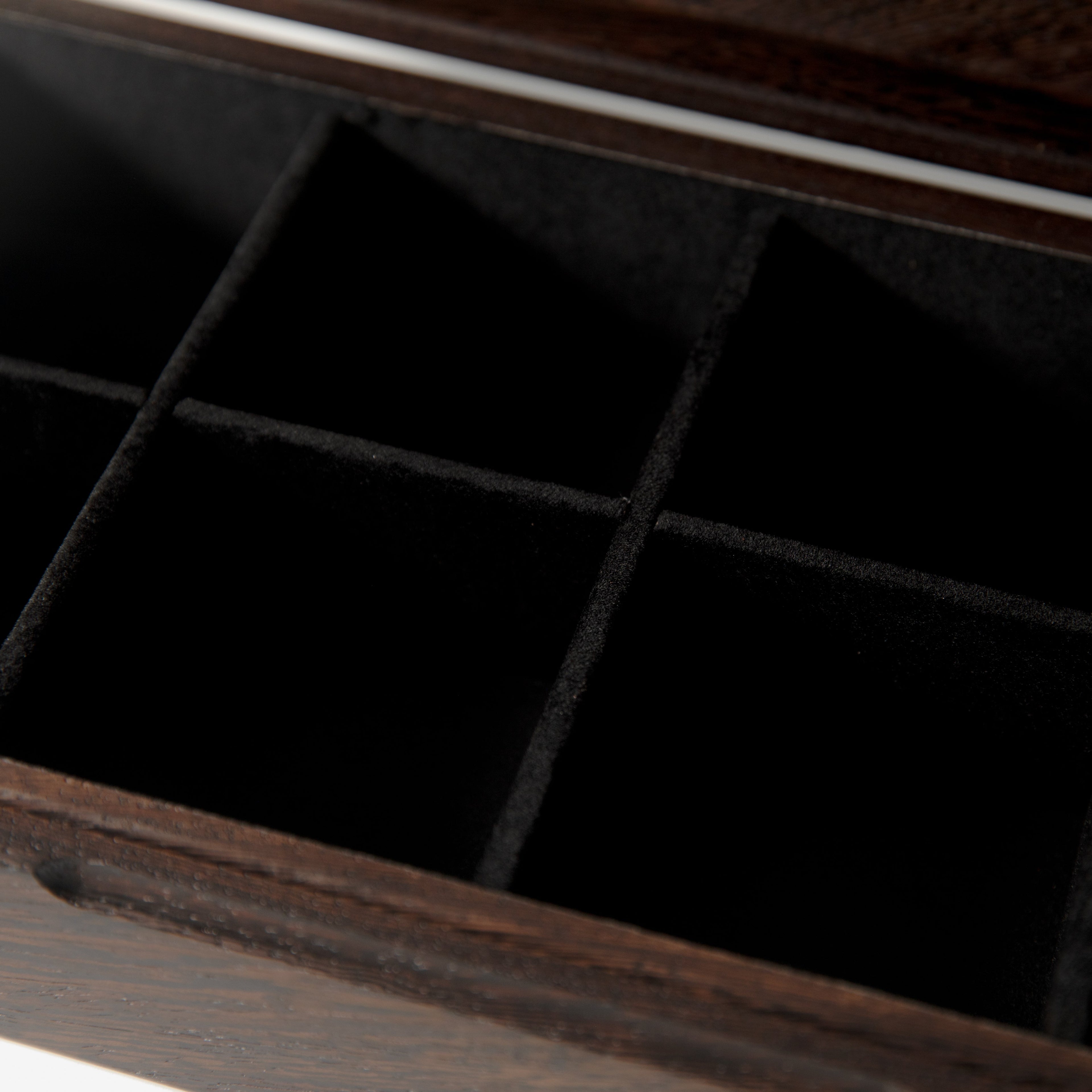 Watch Box - Wenge Hardwood - 8 Watch Compartments