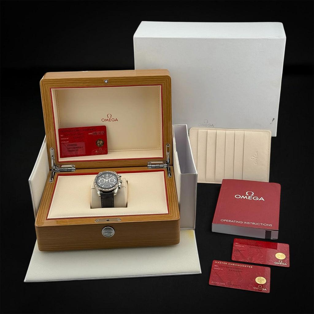 Omega Speedmaster Racing 329.23.44.51.06.001 Box & Papers - 18k Rose Gold
