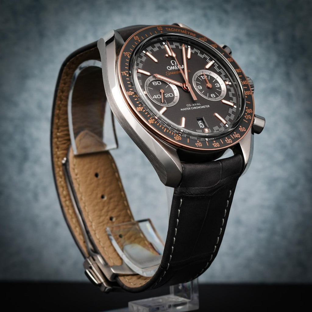 Omega Speedmaster Racing 329.23.44.51.06.001 Box & Papers - 18k Rose Gold